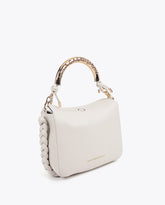 Customizable Metallic Handle Crossbody